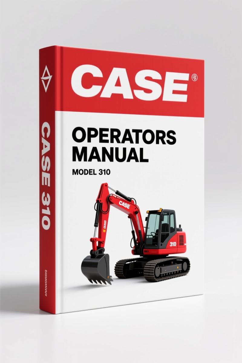 Case 310 1995 Operators Manual – Factory Specs & Maintenance