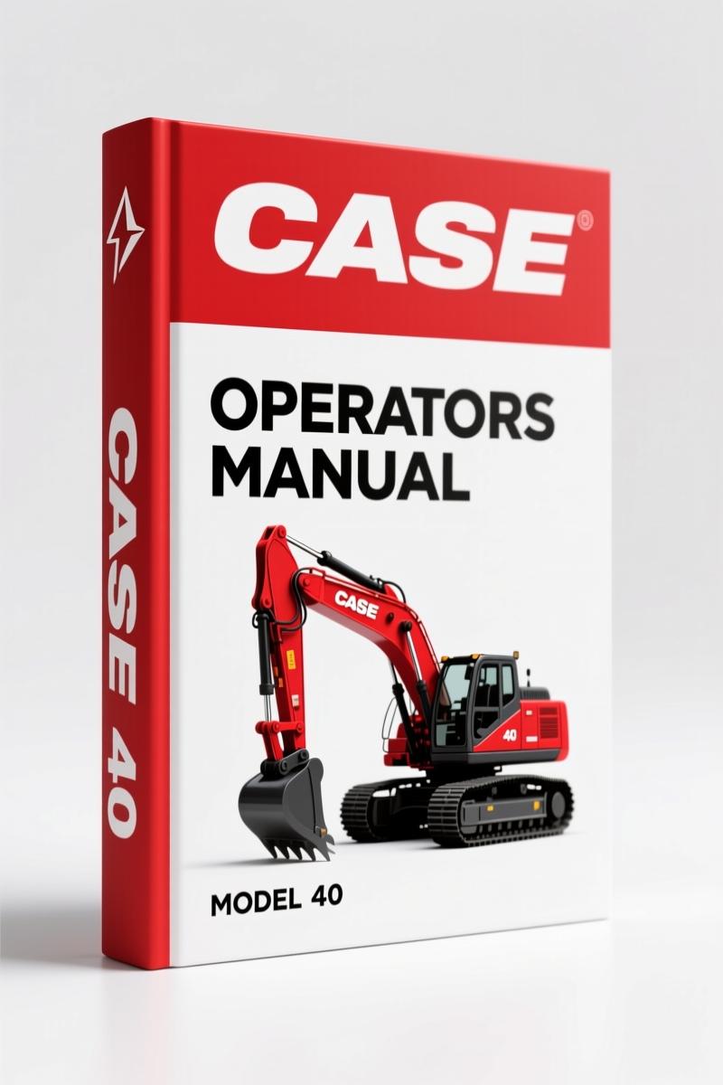 Case 40 1981 Operators Manual – Factory Specs for Safe Operation