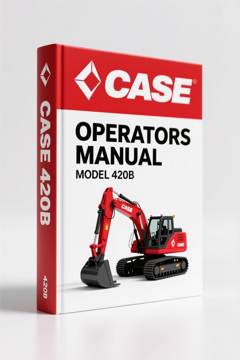 Case 420B 1995 Operators Manual – Factory Specs for Crawler