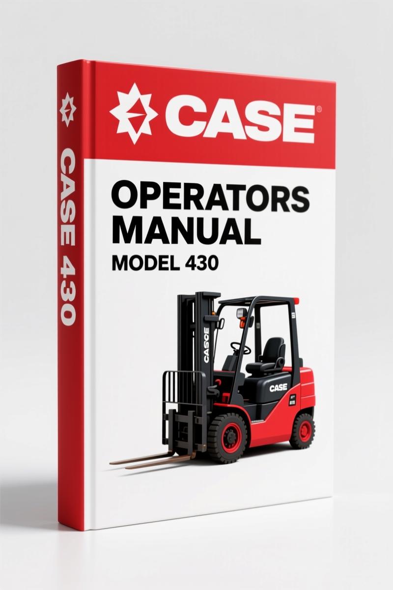 Case 430 2001 Operators Manual – Factory OEM Specs & Safety