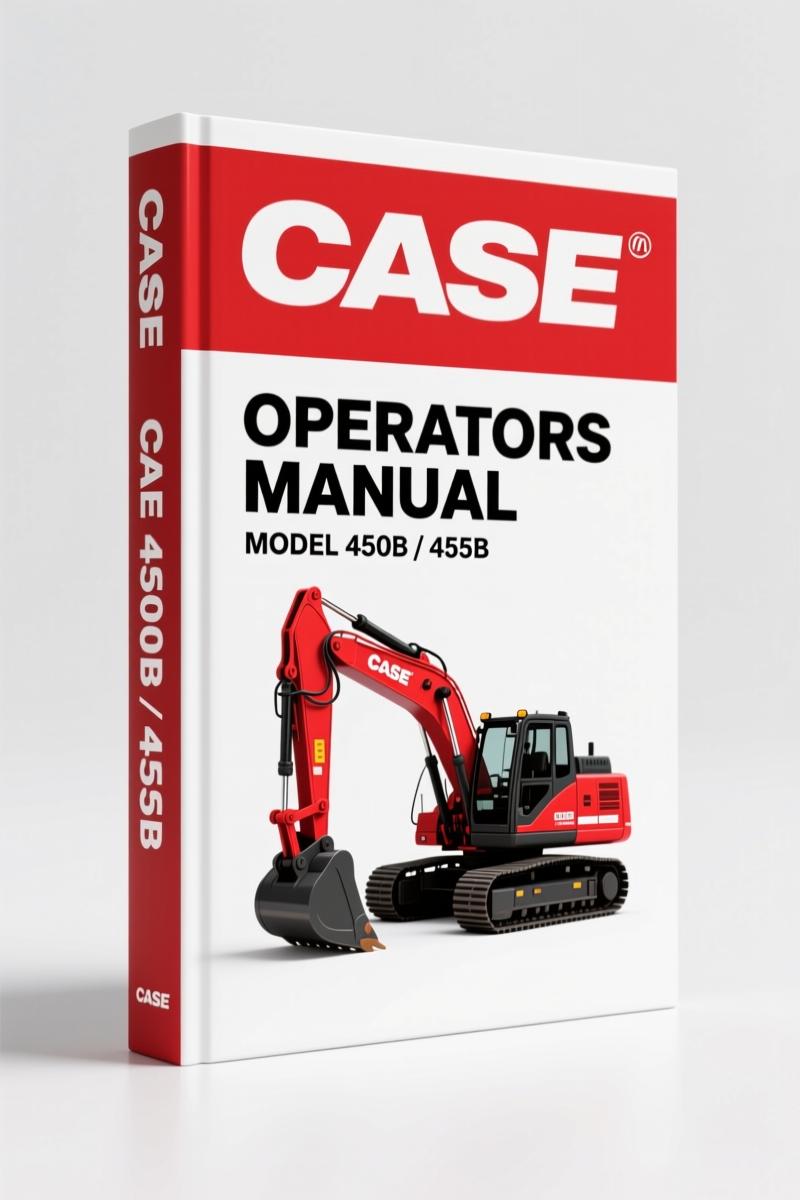 Case 450B, 455B 1995 Operators Manual – Factory Specs & Operation