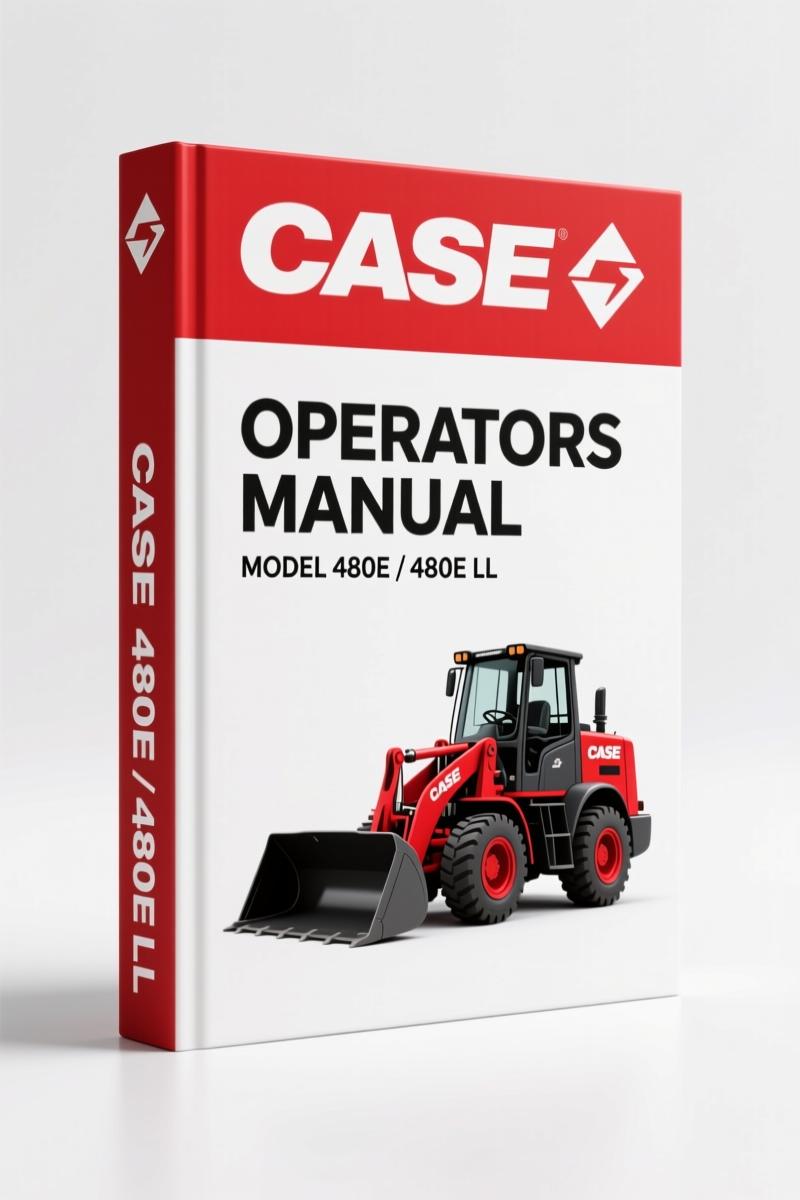 Case 480E, 480E LL 1989 Parts Catalog – Factory OEM Parts Identification