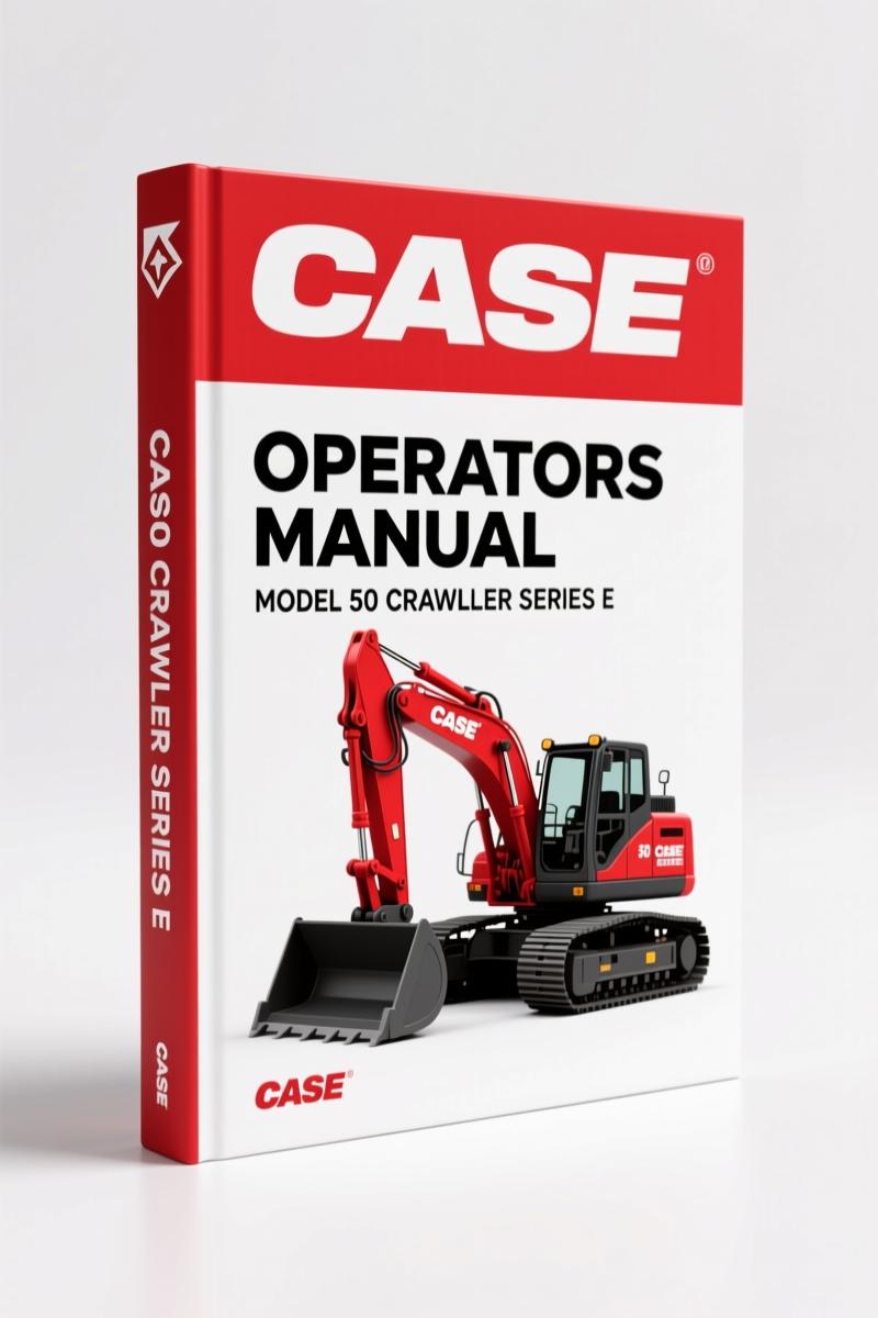 Case 50 Crawler Series E 1995 Operators Manual – Factory Specs