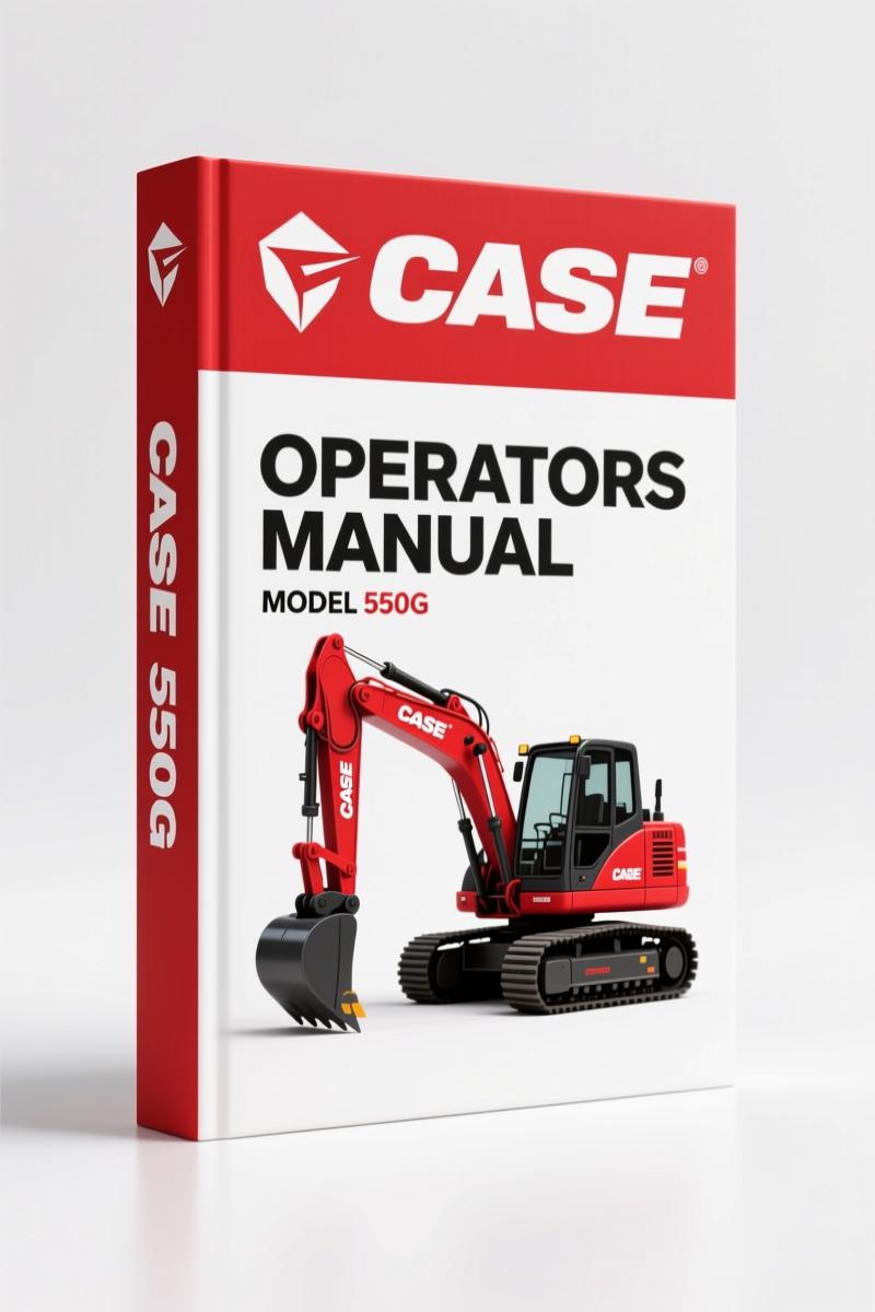 Case 550G 1998 Operators Manual – Factory Specs for Crawler Dozer