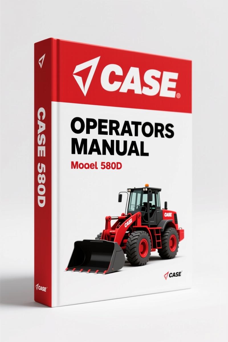 Case 580D 1995 Operators Manual – Factory Specs for Daily Operation
