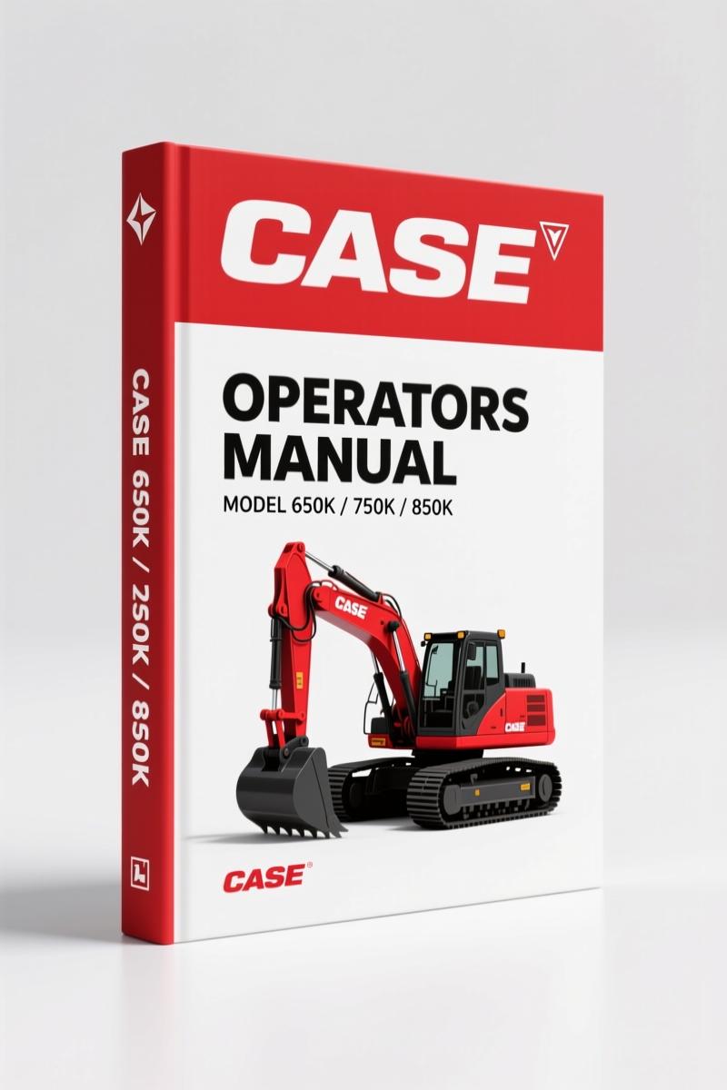 Case 650K, 750K, 850K 2005 Operators Manual – Factory Specs for Crawler Dozers