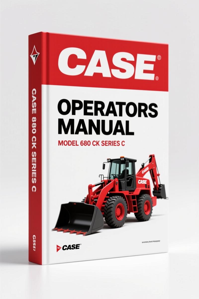 Case 680 CK Series C 1995 Operators Manual – Factory Specs