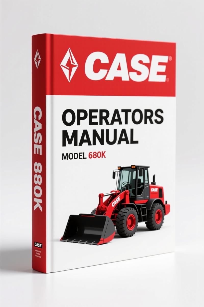 Case 680K 1995 Operators Manual – Factory Specs, 174 Pages