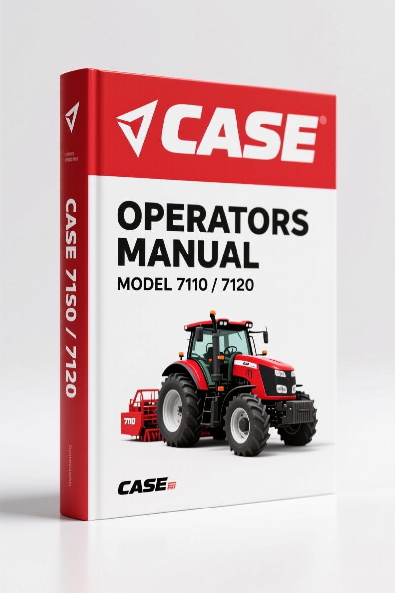 Case 7110, 7120 1987 Operators Manual – Factory Specs & Procedures