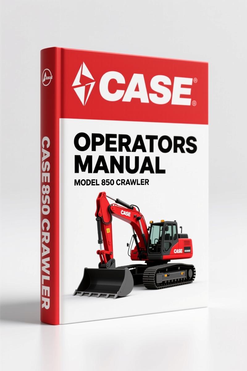 Case 850 Crawler 1995 Operators Manual – Factory Specs & Safety