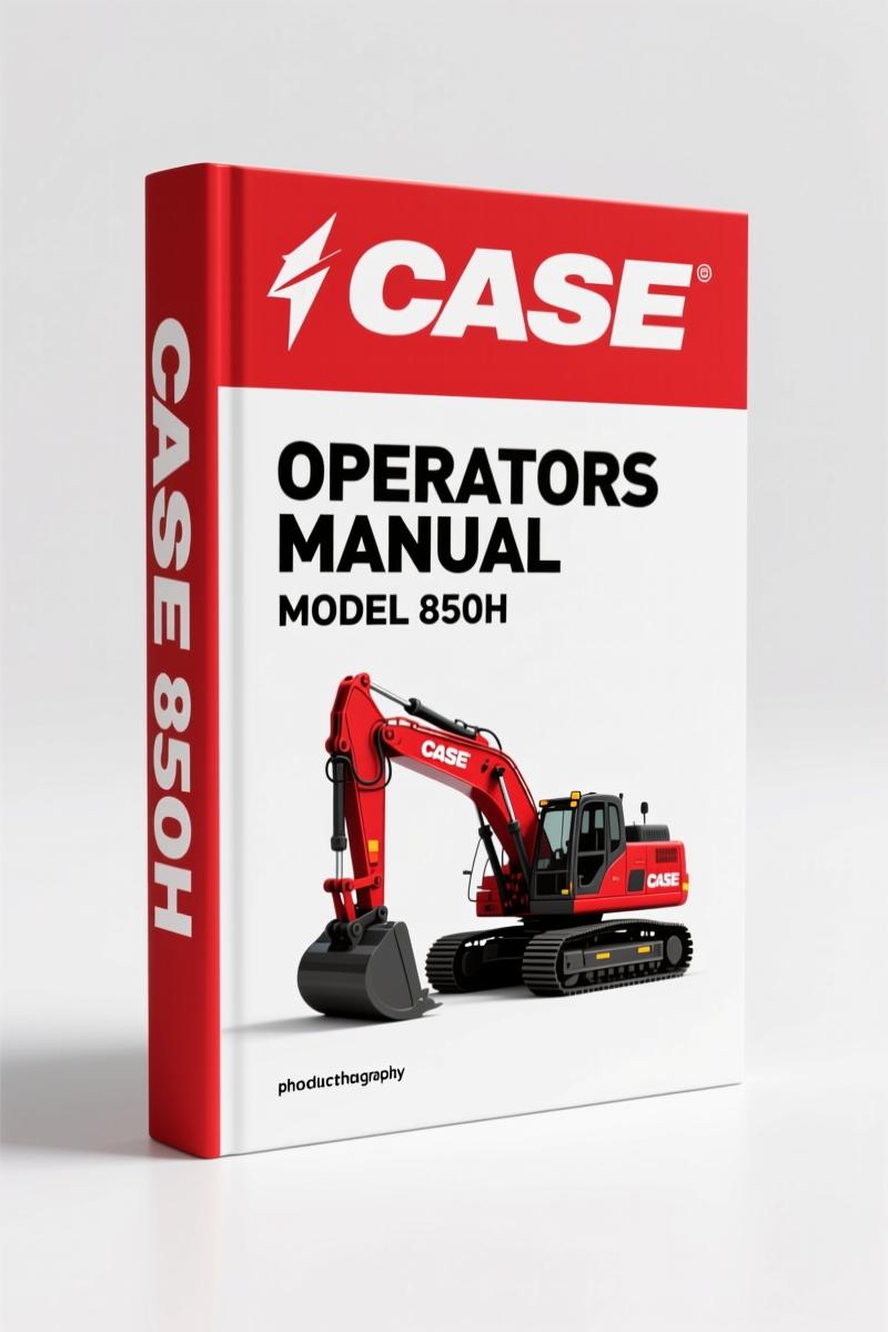 Case 850H 2000 Operators Manual – Factory Specs for Crawler Operation