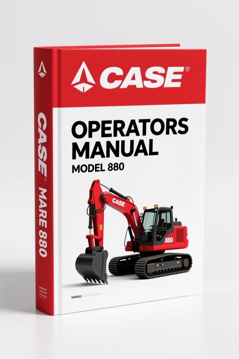 Case 880 1995 Operators Manual – Factory Safety and Maintenance Data