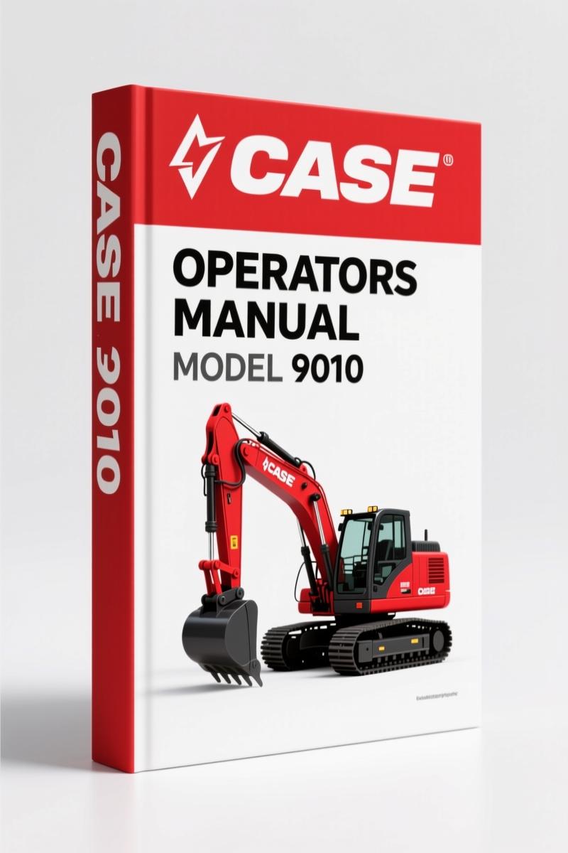 Case 9010 2001 Operators Manual – Factory Specs for Excavator Maintenance