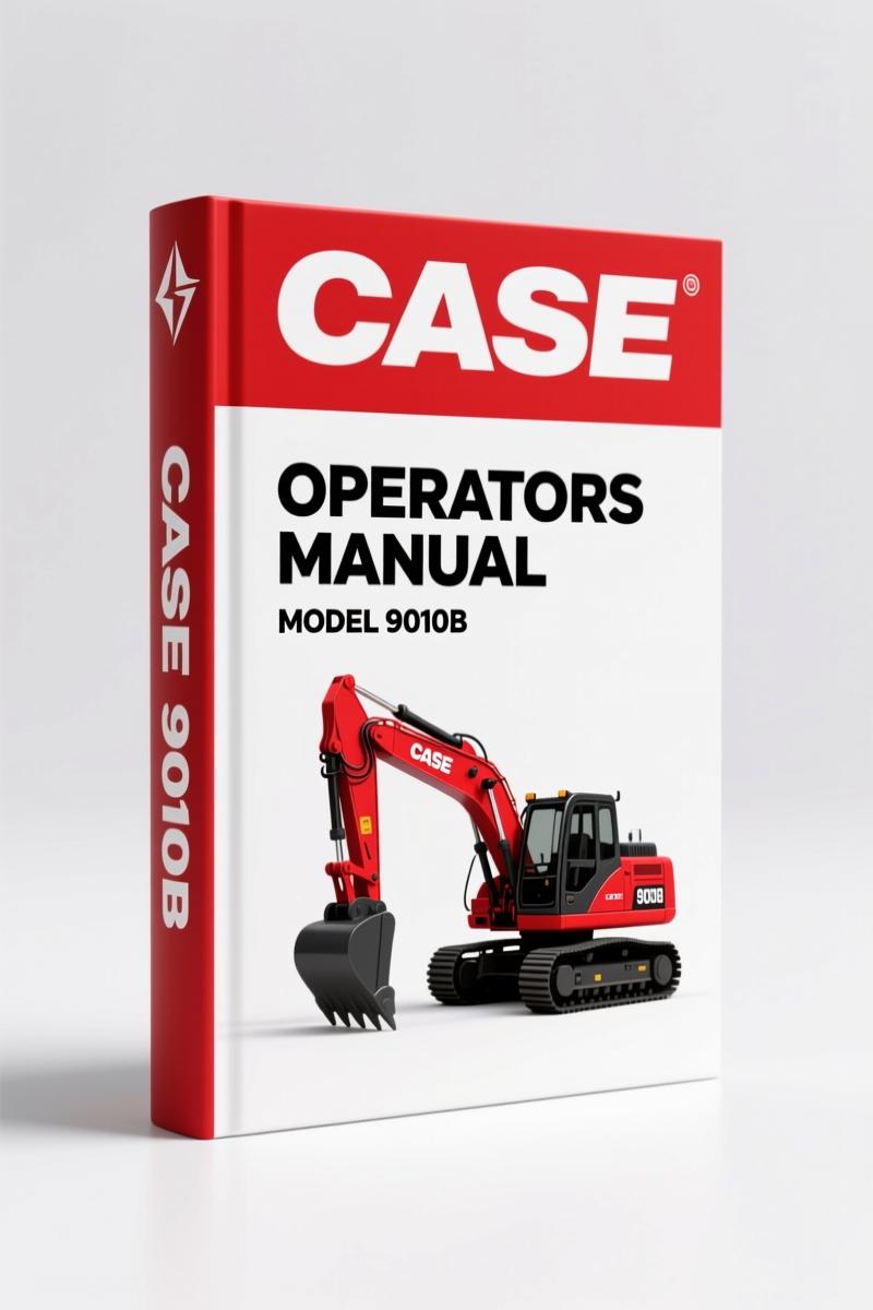 Case 9010B 1995 Operators Manual – Factory Specs for Excavator