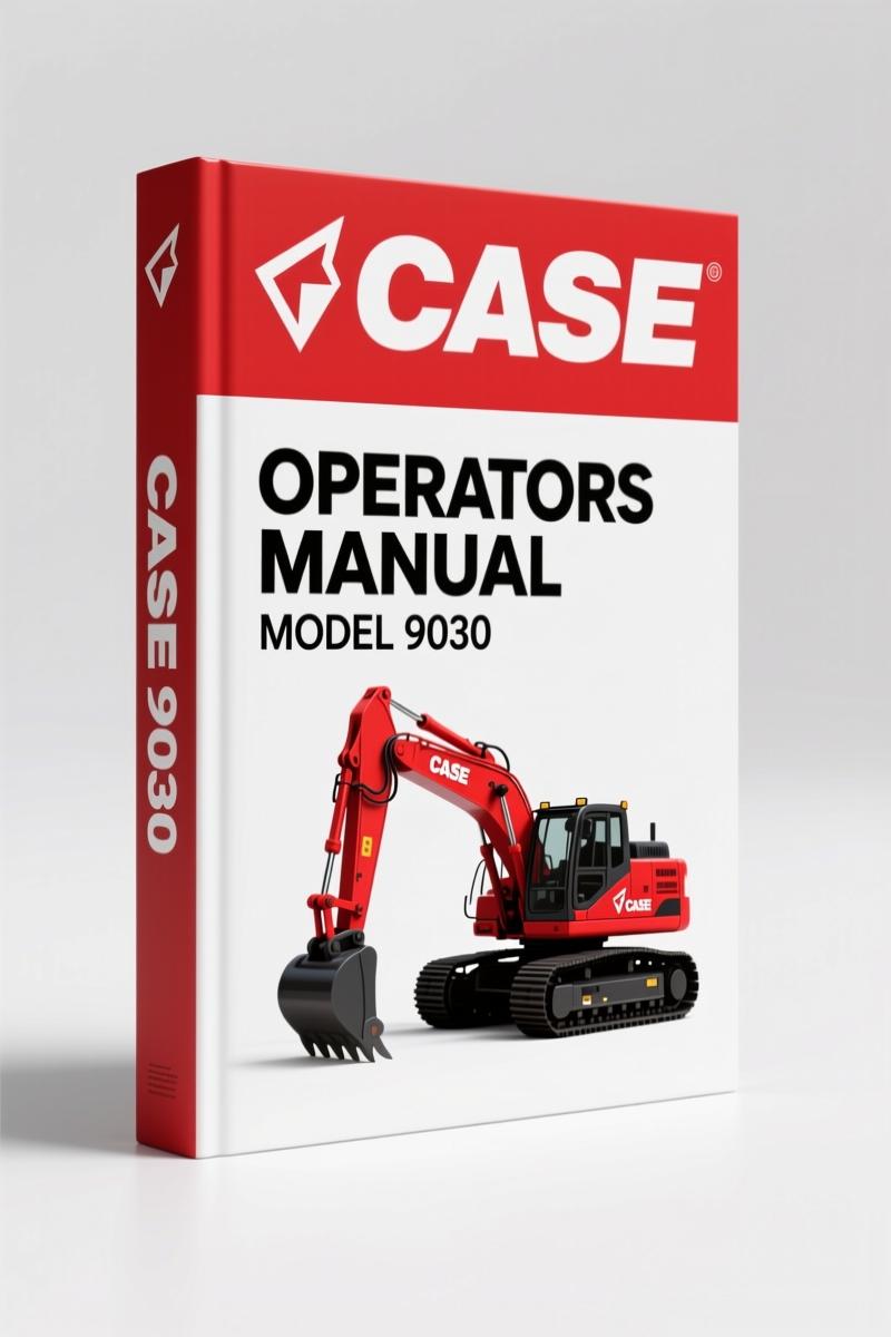 Case 9030 1995 Operators Manual – Factory Operator Specifications