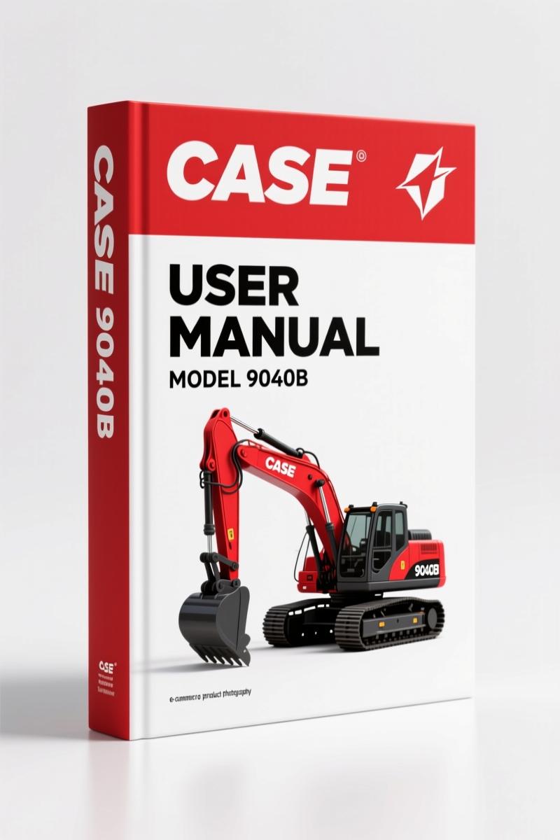 Case 9040B User Manual – OEM Operation & Care for Excavator