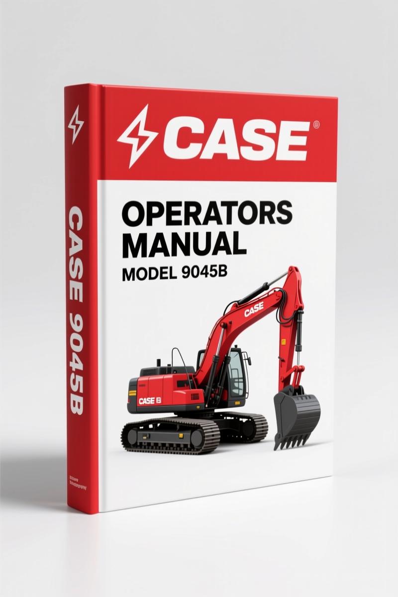 Case 9045B 1997 Operators Manual – OEM Factory Specs