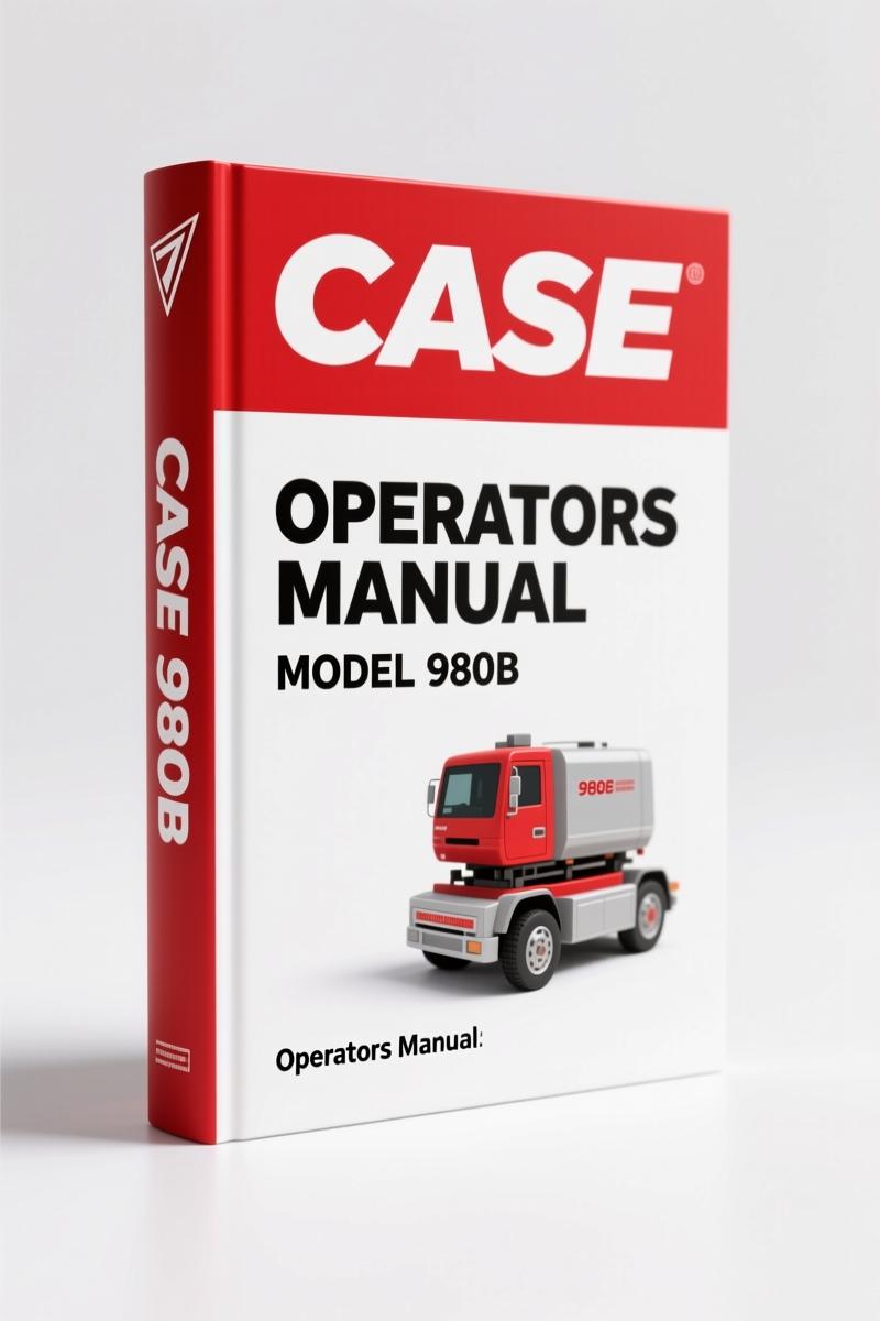 Case 980B Operators Manual – Factory Specs for Daily Checks