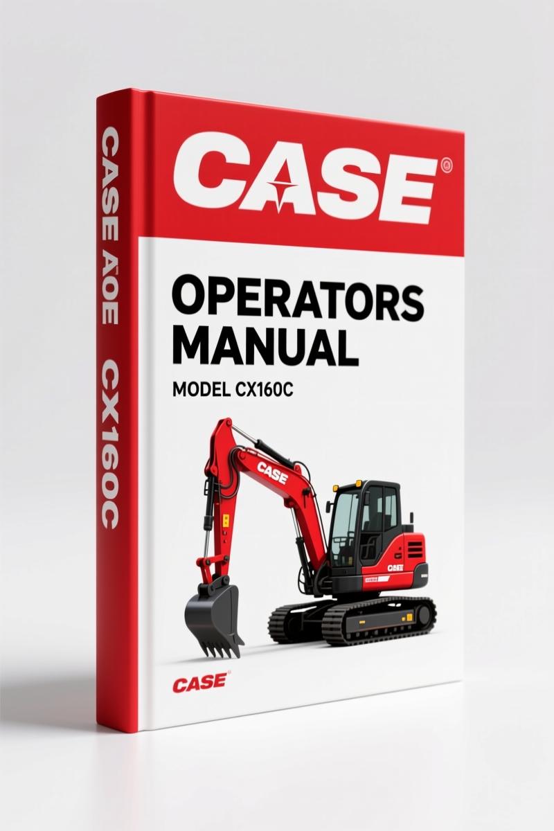 Case CX160C 2012 Operators Manual – Factory Specs & Procedures