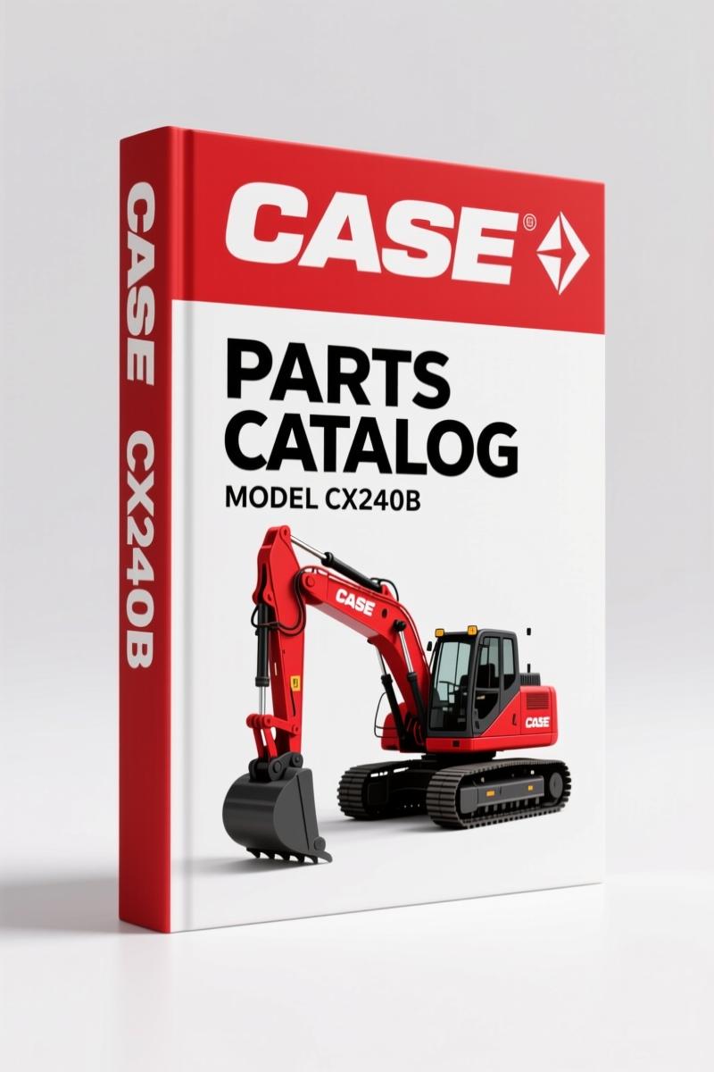 Case CX240B Parts Catalog – 467 Pages of Factory Component Indexing