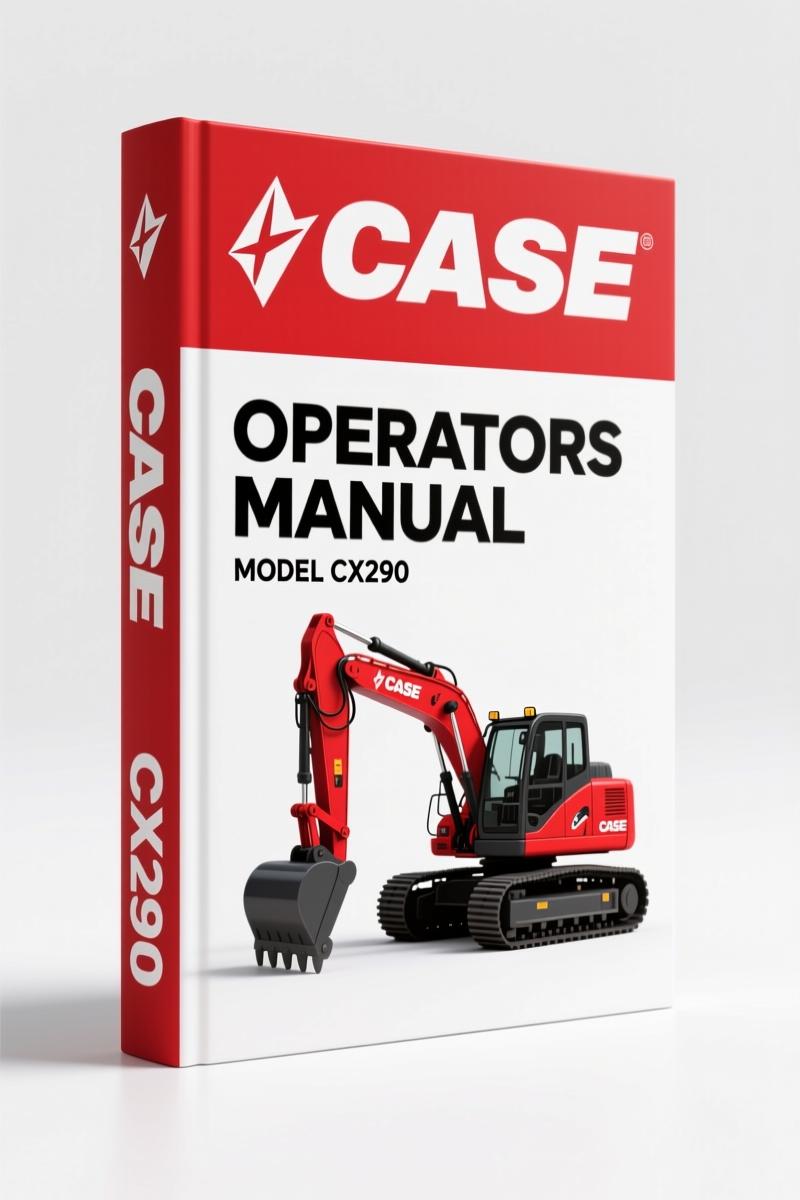 Case CX290 2001 Technical Manual – OEM Service Data