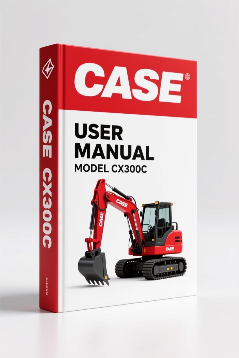 Case CX300C 2011 User Manual – OEM Operator’s Guide for Crawler Excavator
