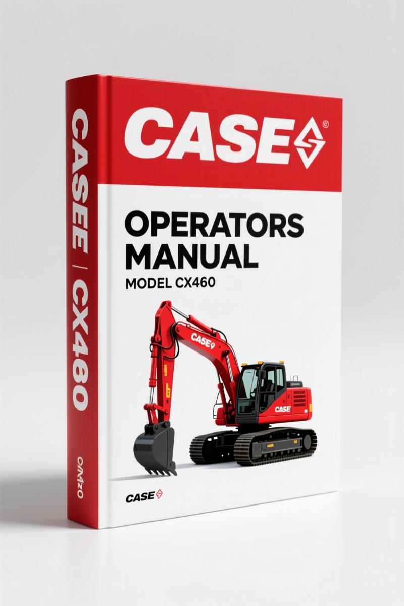 Case CX460 2002 Operators Manual – Factory Specs & Safety Data
