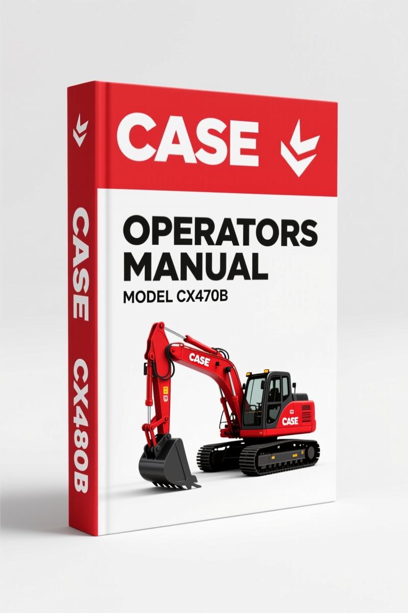 Case CX470B Operators Manual – Factory Specs for Safe Operation