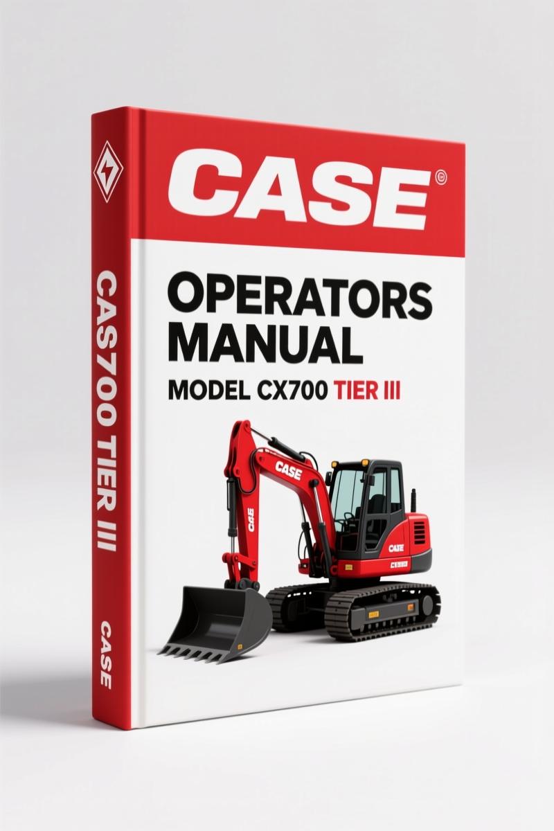 Case CX700 TIER III 2006 Operators Manual – Factory Specs