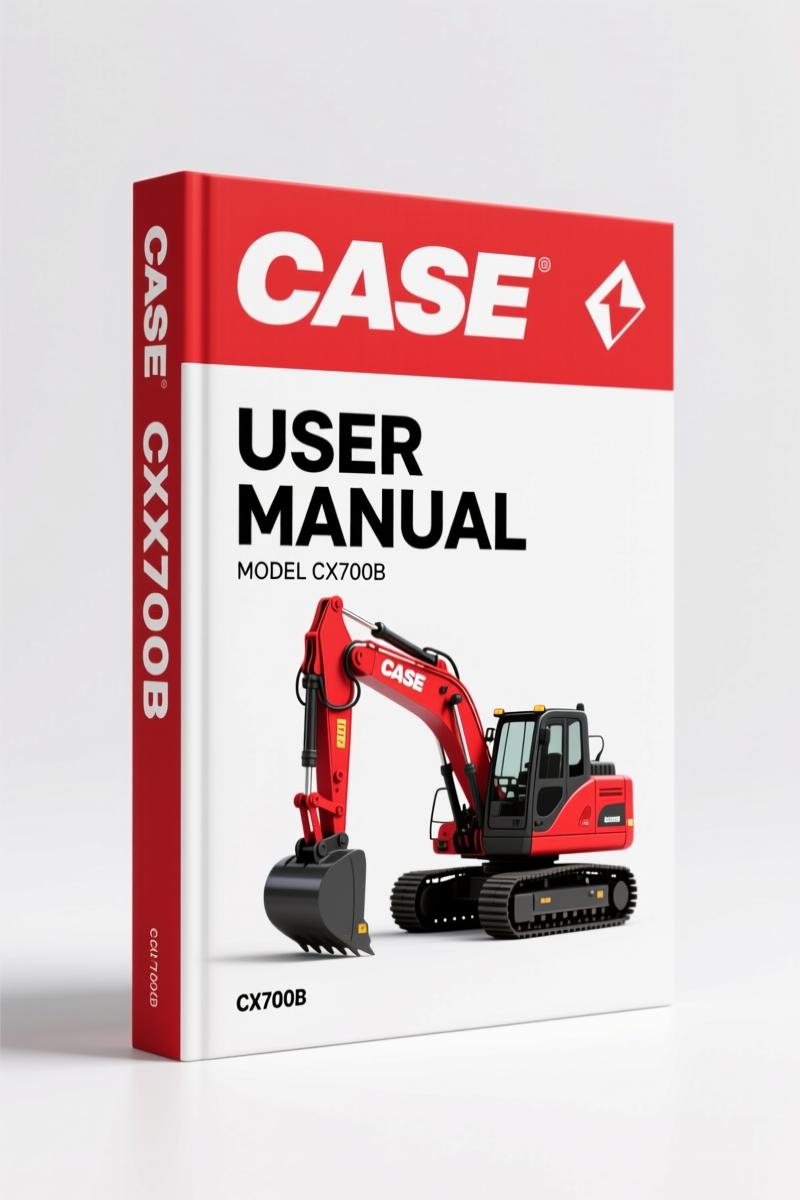 Case CX700B 2008 User Manual – OEM Factory Operator Guide