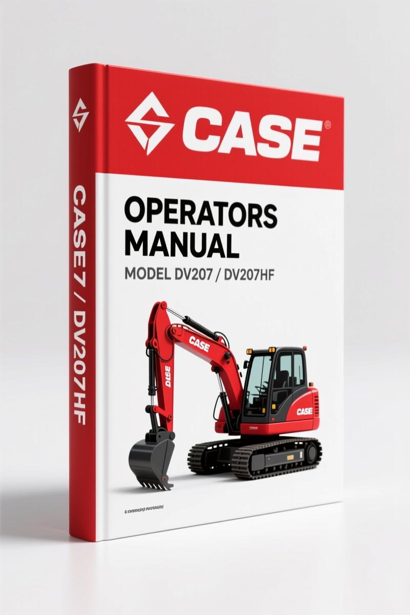 Case DV207, DV207HF 2013 Operators Manual – Factory Specs