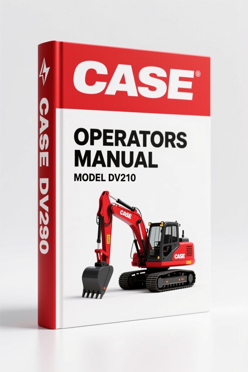 Case DV210 2014 Operators Manual – Factory Specs for Vibratory Roller
