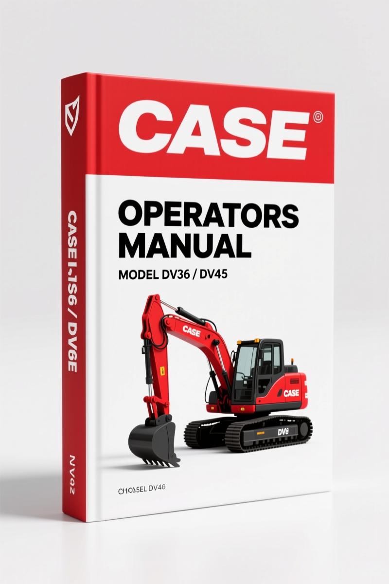 Case DV36, DV45 2015 Operators Manual – OEM Factory Specs