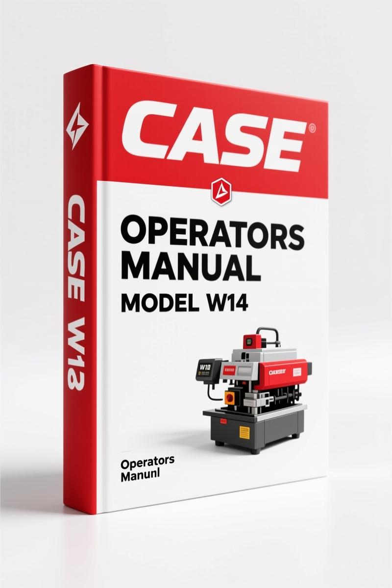 Case W14 1995 Operators Manual – Factory Specs for Articulated Loader