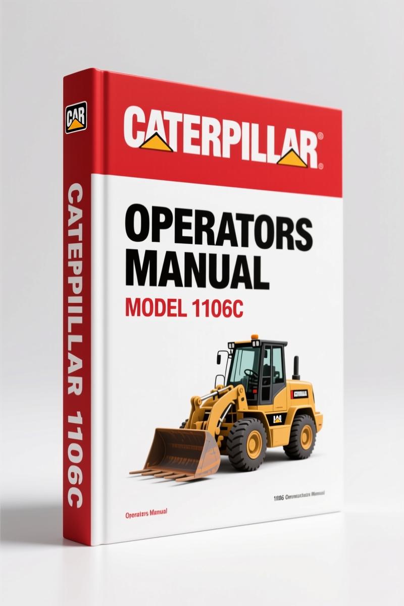 Caterpillar 1106C 2007 Operators Manual – OEM Factory Documentation