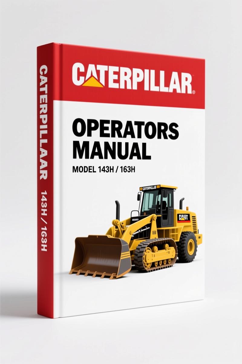 Caterpillar 143H, 163H 2007 Operators Manual – Factory Maintenance Intervals