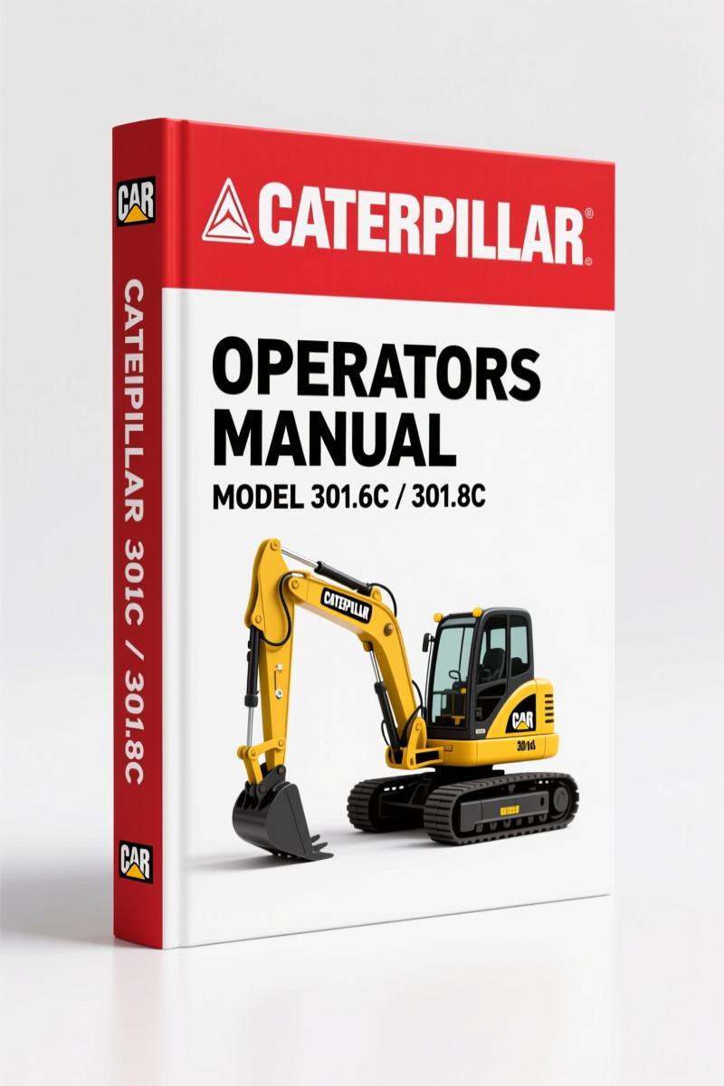 Caterpillar 301.6C, 301.8C Operators Manual – 326 Pages | AutoFix Global
