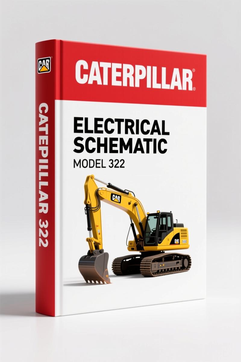 Caterpillar 322 Electrical Schematic – 99-Page OEM Wiring Manual