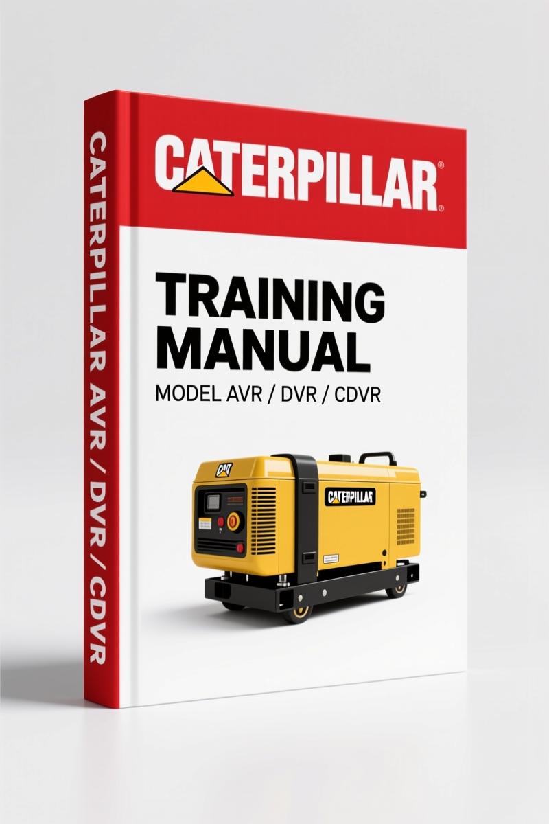 Caterpillar AVR, DVR, CDVR, VR3 Training Manual – 25 Pages