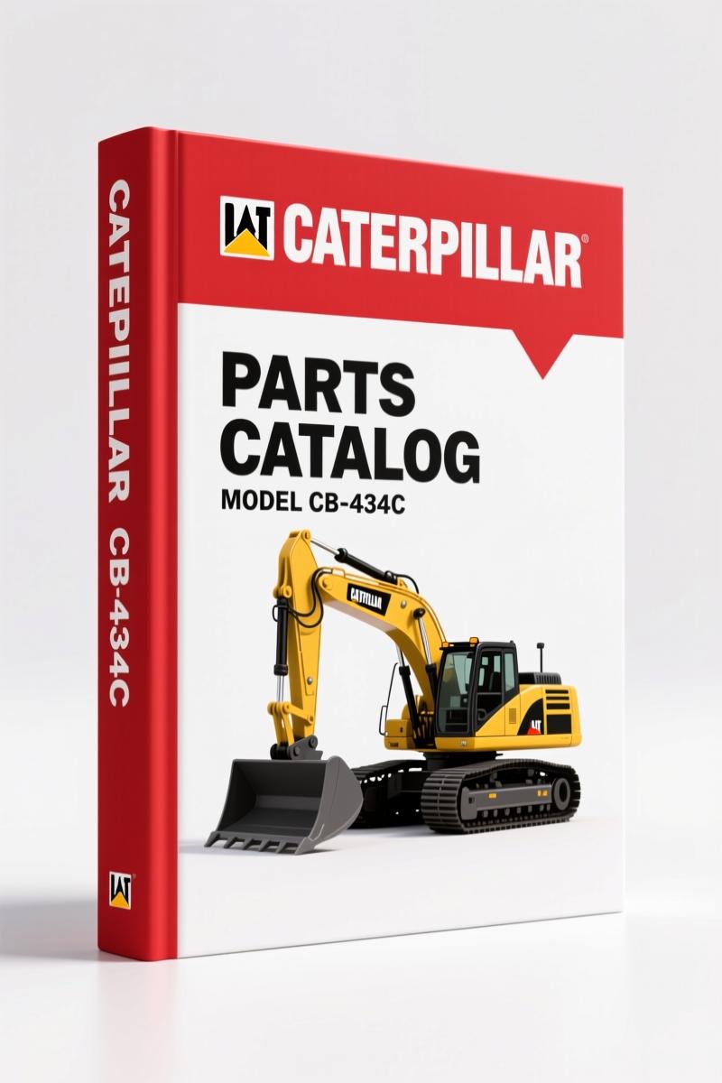Caterpillar CB-434C 2000 Parts Catalog – OEM 610-Page Manual