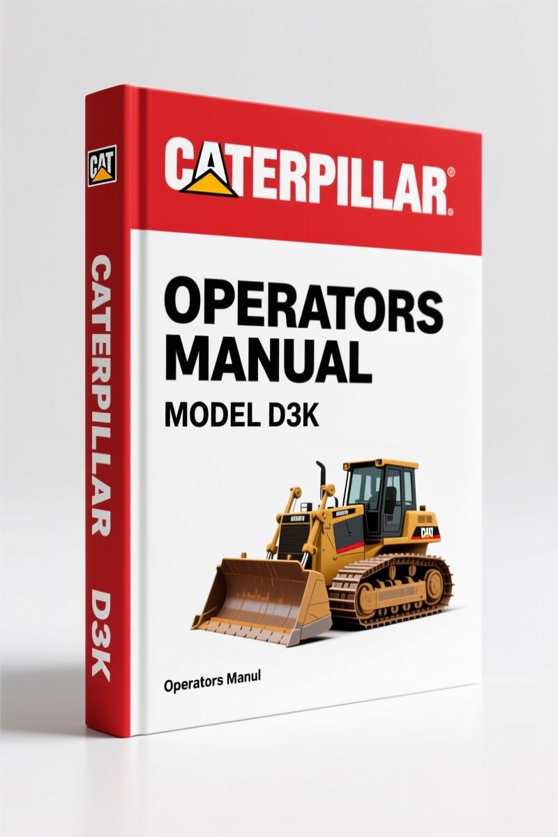 Caterpillar D3K, D4K, D5K 2009 Operators Manual – OEM Specs