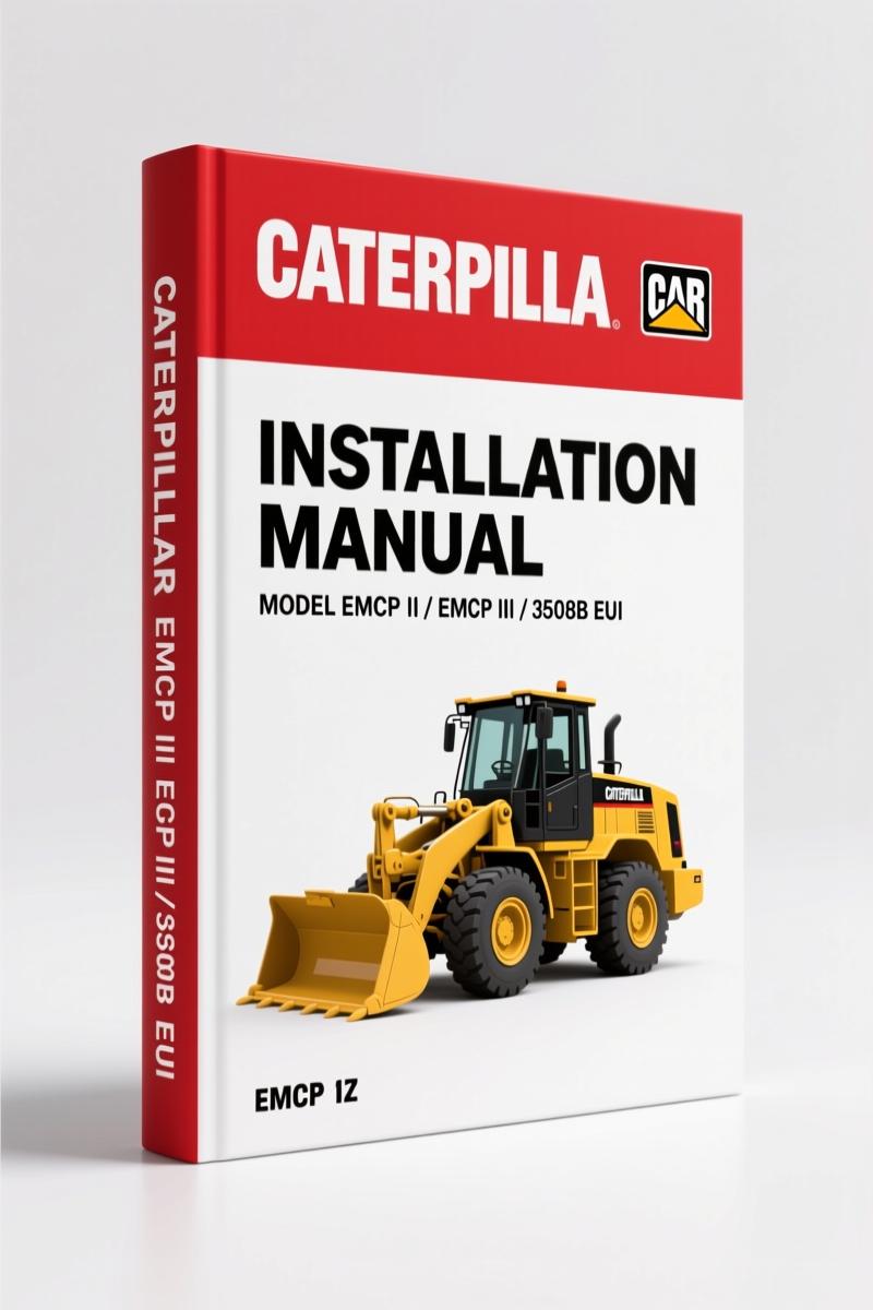 Caterpillar 3508, EMCP II, EMCP III, 3508B EUI 1998 Installation Manual