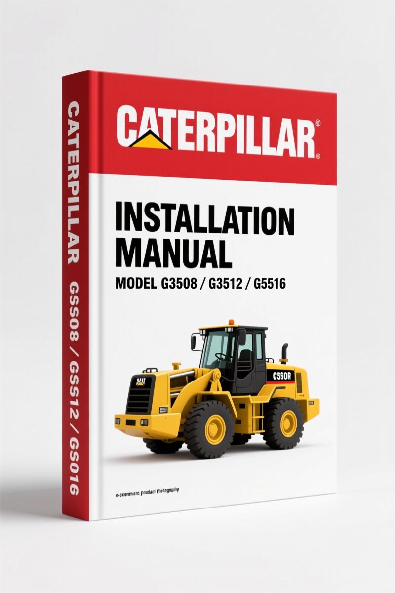 Caterpillar G3508, G3512, G3516, G3520 Installation Manual – 28 Pages of Factory Specs