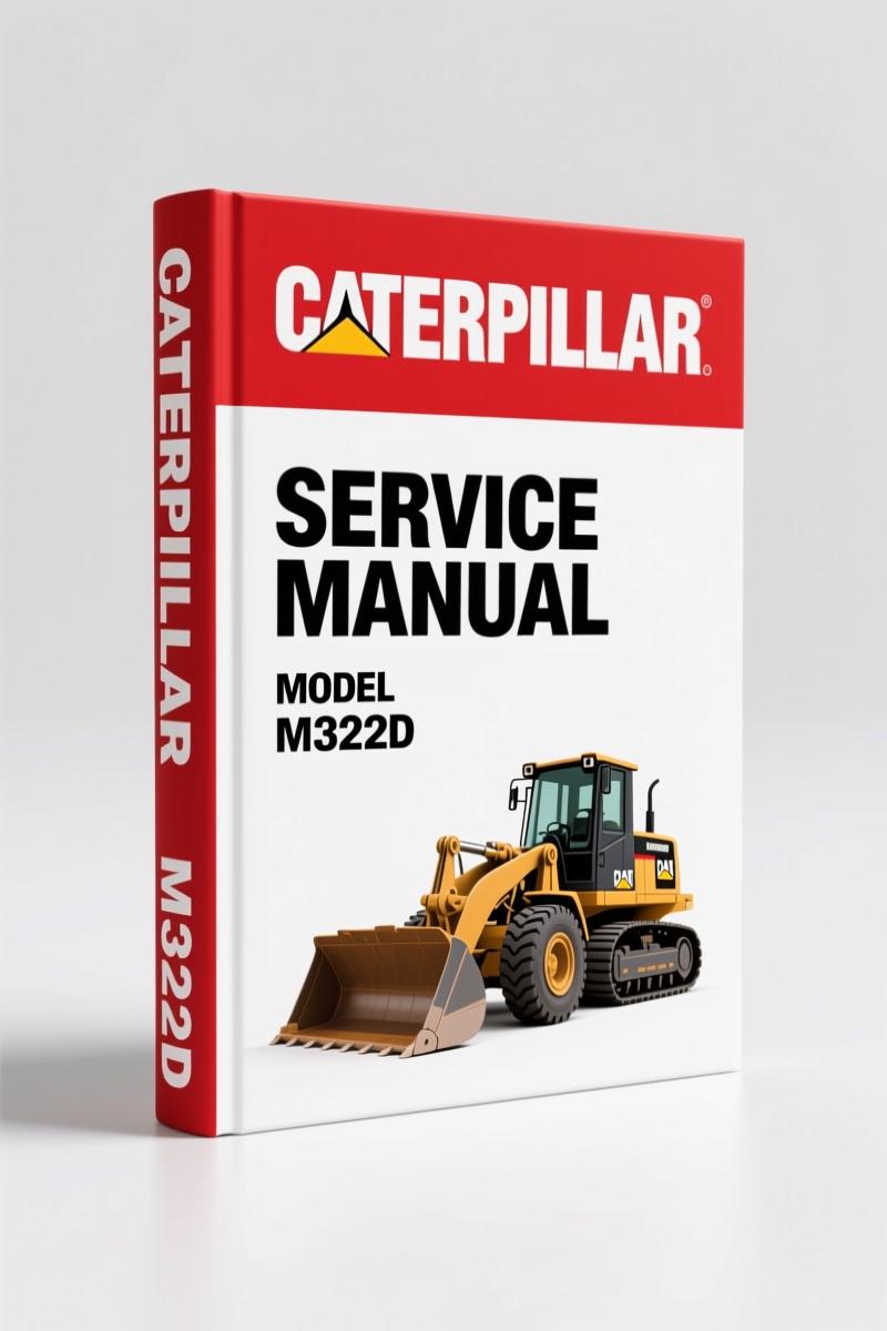 Caterpillar M322D Service Manual – 32 Pages Factory Specs