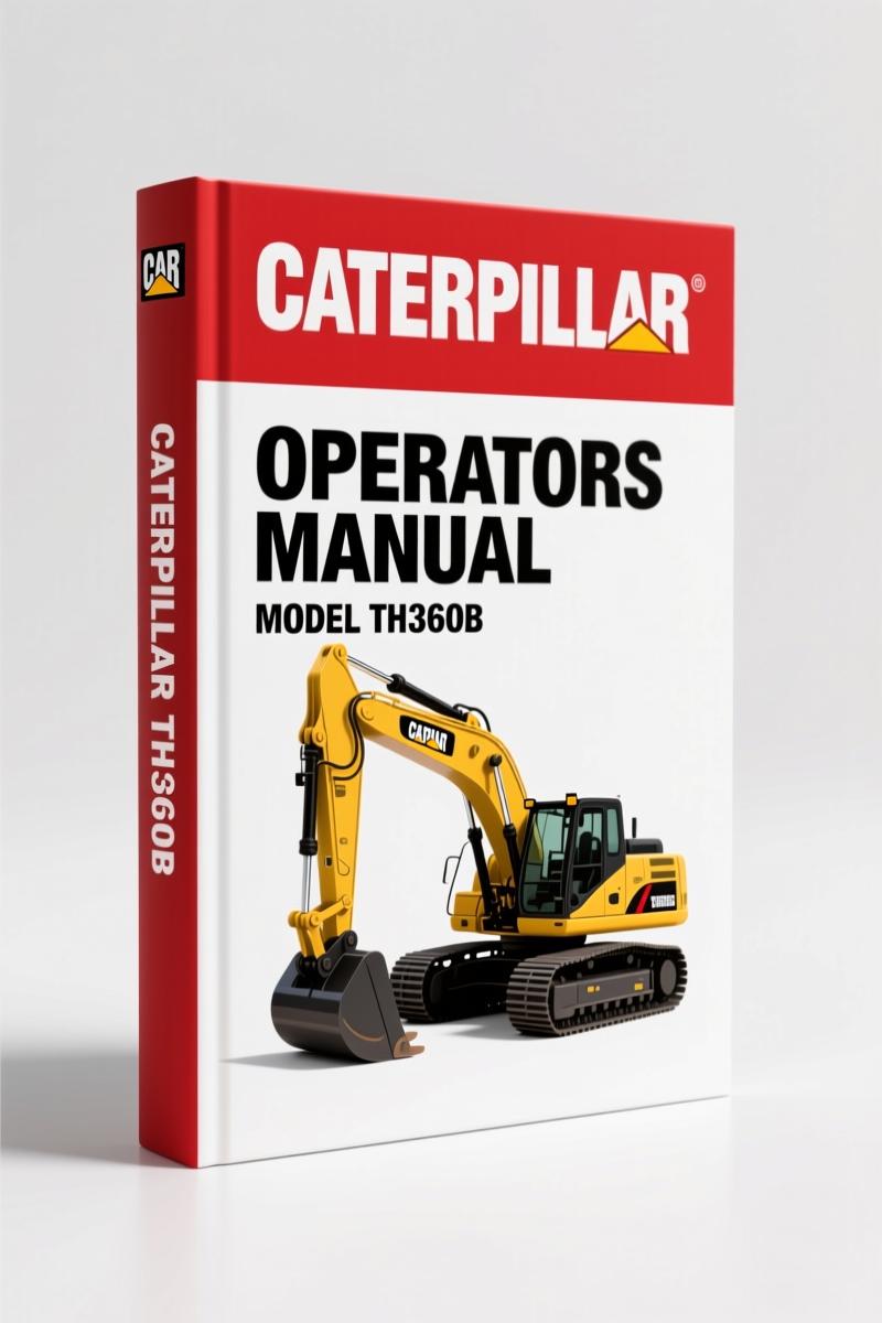 Caterpillar TH360B 2006 Operators Manual – Factory OEM Guide