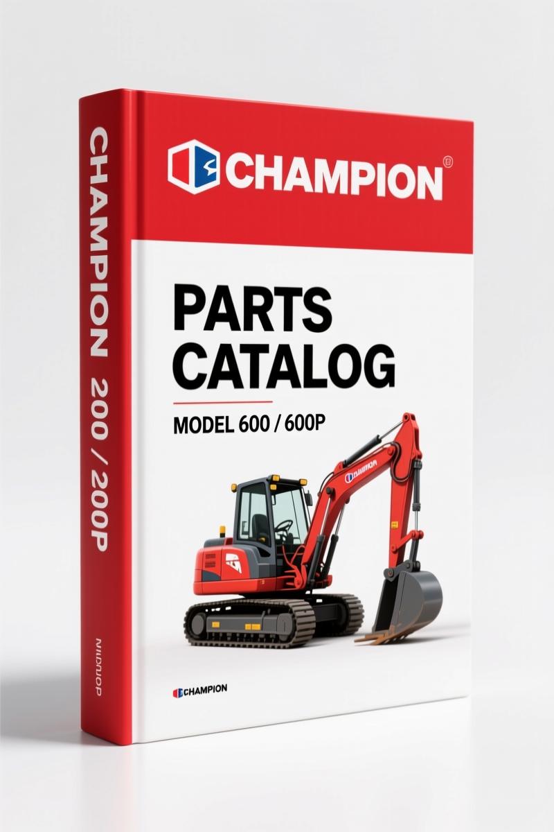 Champion 600, 600P Parts Catalog – Factory Exploded Views & Part Numbers