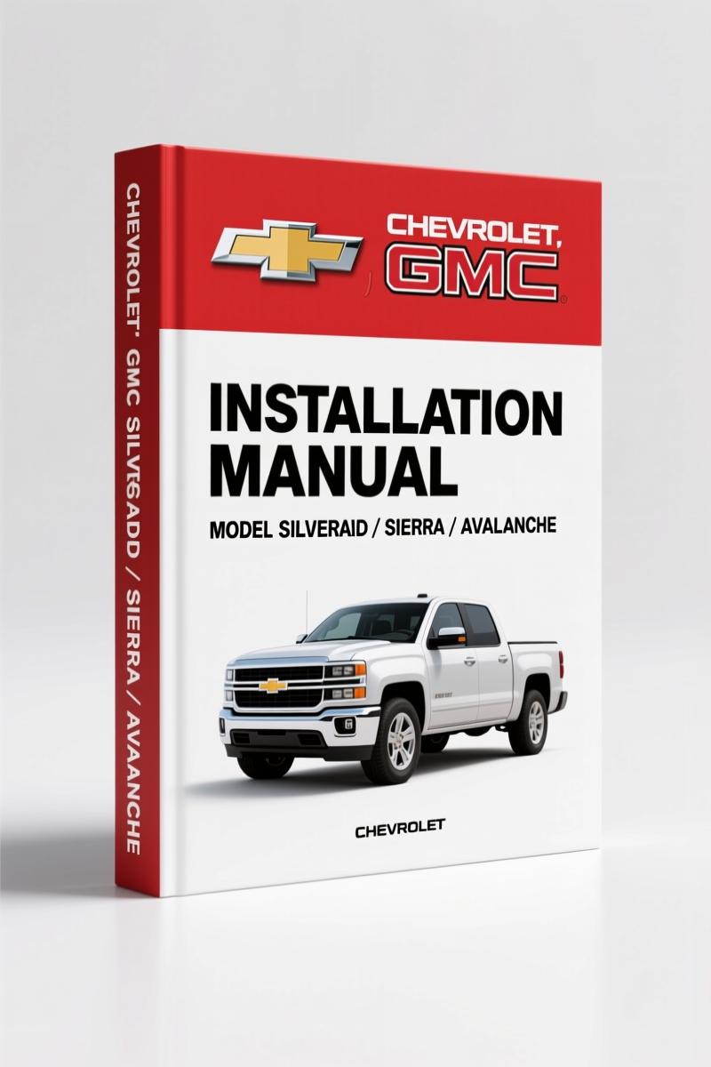 Chevrolet, GMC Silverado, Sierra, Avalanche 2003 Installation Manual