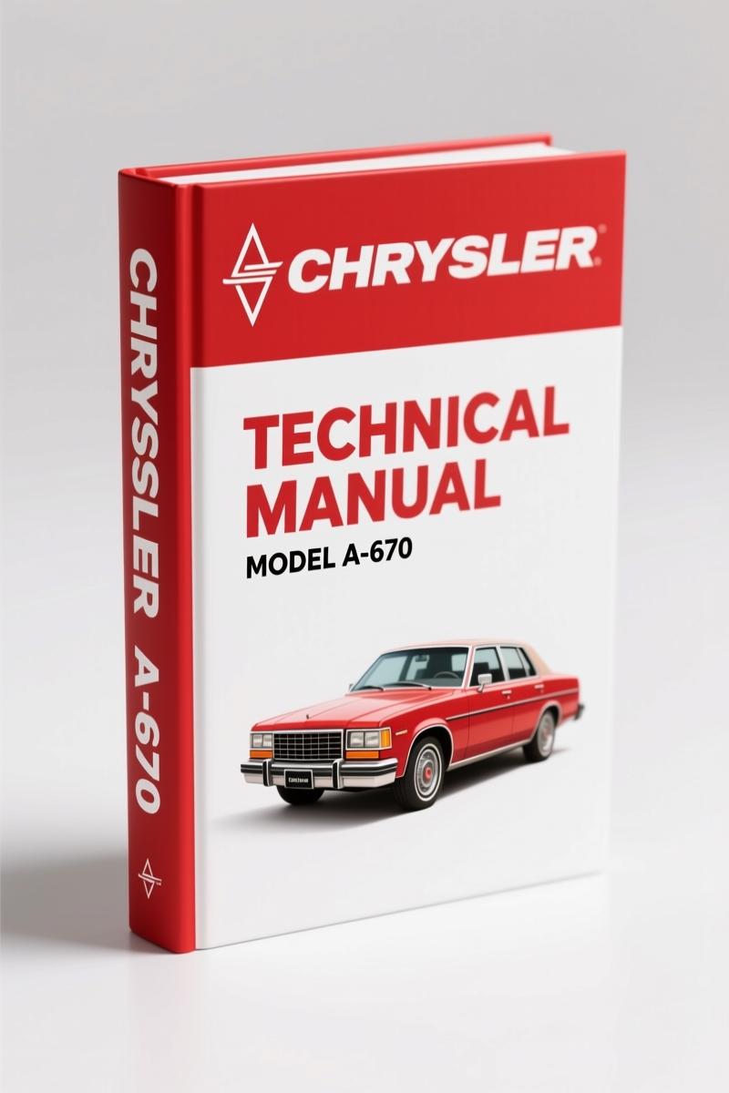 Chrysler A-670 Technical Manual – 86 Pages of Factory Specs & Diagnostics