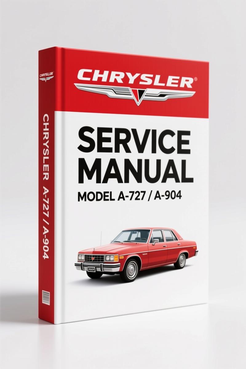 Chrysler A-727, A-904 Service Manual – 78 Pages of Factory Specs