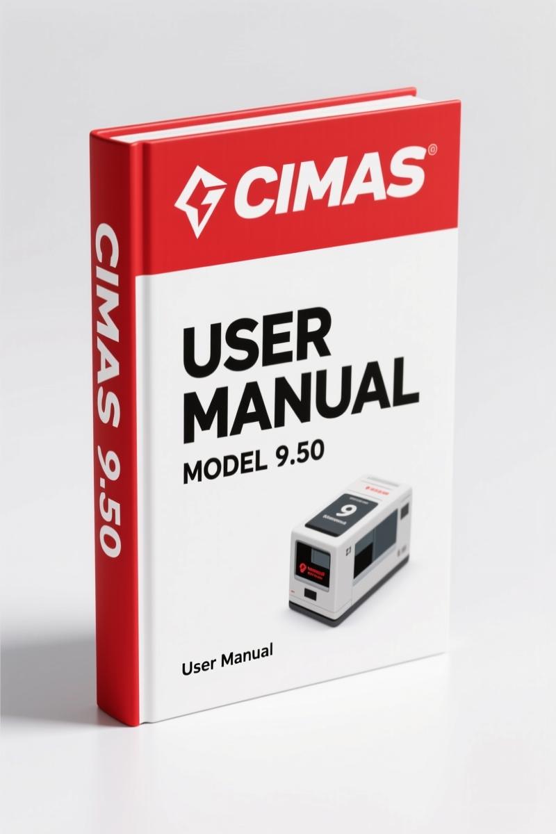 Cimas 9.50 User Manual – Factory Specs for Backhoe Loader Operation